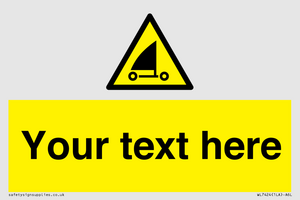 Custom Warning sand yachting